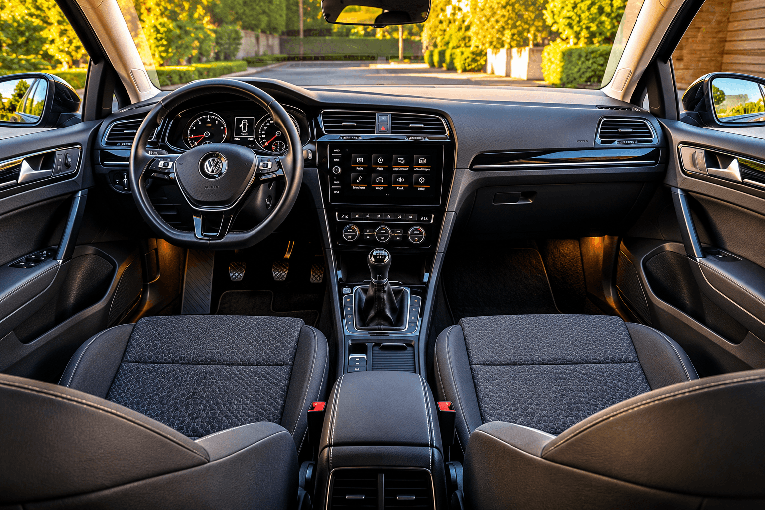 Proper en fris auto-interieur na reiniging — overzicht van de volledige cabine